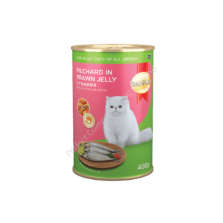 Smart Heart Cat Can Sardine with Plicherd in Prawn Jelly 400gm