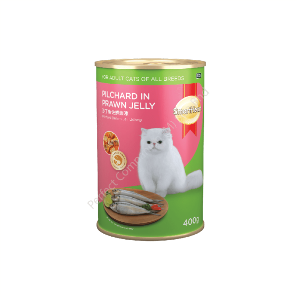 Smart Heart Cat Can Sardine with Plicherd in Prawn Jelly 400gm