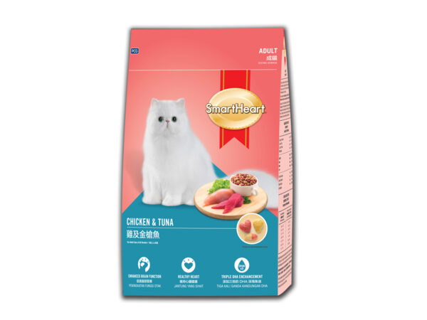 SmartHeart Adult Cat Food Chicken & Tuna 1.2