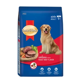 SmartHeart Adult Dog Dry Food with Roast Beef Flavor