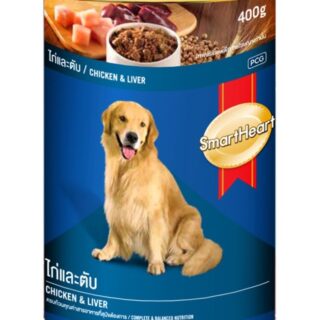 Smart Heart Adult Dog Wet Food Chicken & Liver 400gm