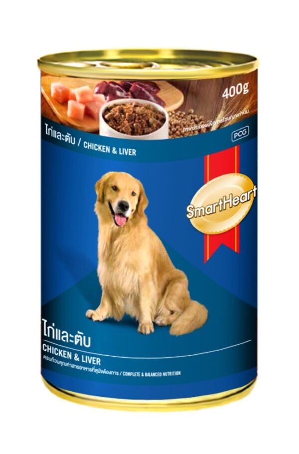 Smart Heart Adult Dog Wet Food Chicken & Liver 400gm