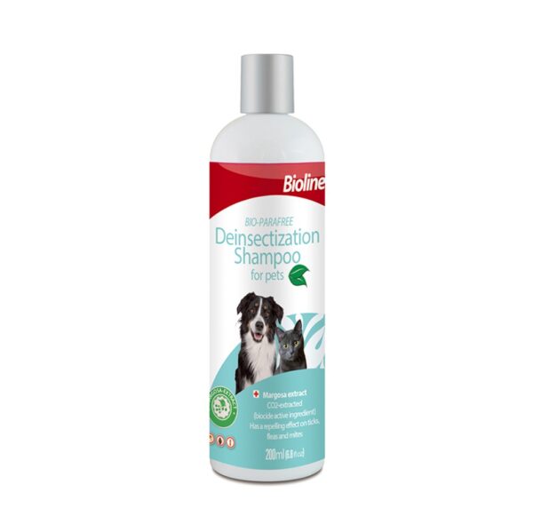 Bioline Bio-Parafree Deinsectization Shampoo for Pets 200 ml