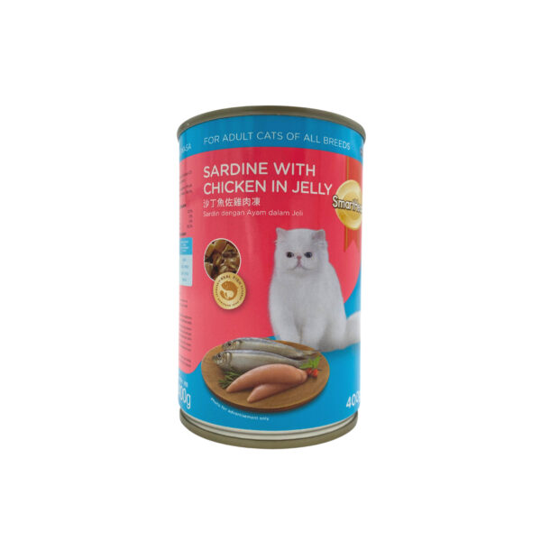 Smart Heart Cat Canned Food Chicken in Jelly 400g